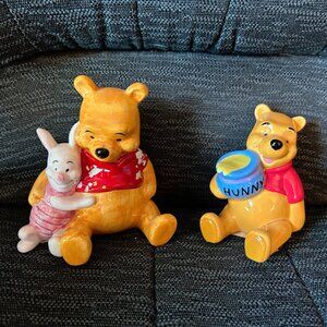 (2) Ceramic Pooh Figurines - set 2